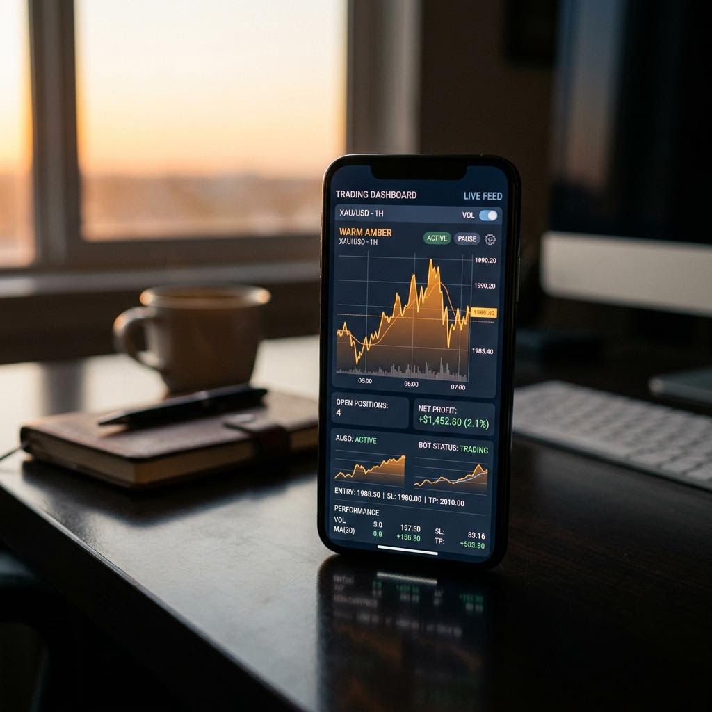 Kapital Edge KI Benutzeroberfläche auf einem Smartphone